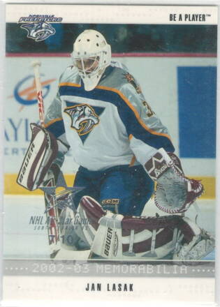 2002-03 BAP Memorabilia NHL All Star Game  č.60 Ján Lašák 7/10