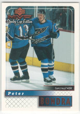 1999-00 Upper Deck MVP Stanley Cup Edition č. 188 Peter Bondra